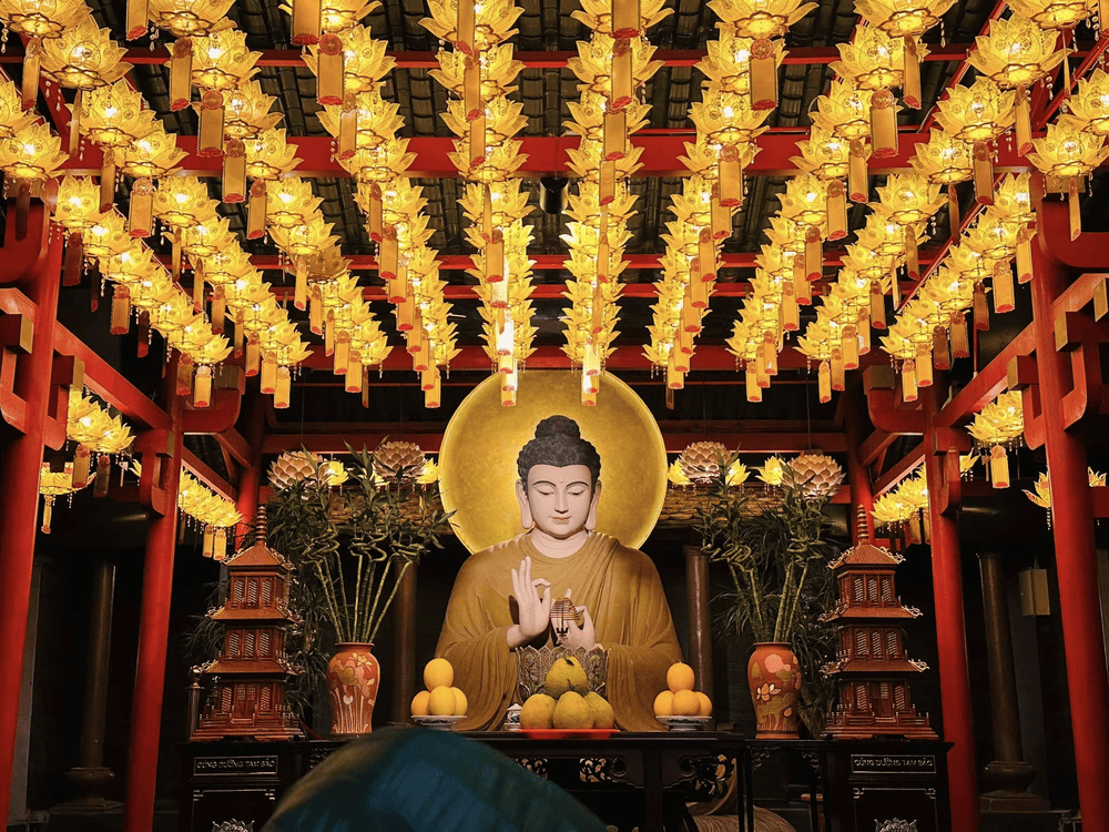 Tượng Phật Tổ tại chùa Cây Thị (Nguồn: Fanpage Chùa Cây Thị)